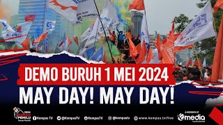 BREAKING NEWS - Demo Buruh Peringati May Day di Istana, Patung Kuda hingga Stadion Madya GBK