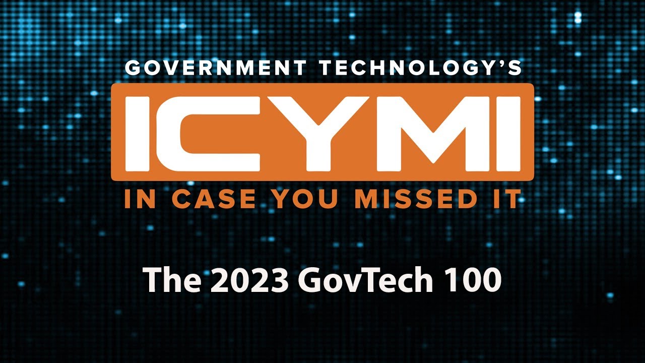 The 2023 GovTech 100 - YouTube