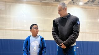 Fencing Maestro Enrico Di Ciolo - a first lesson with a total beginner 2023