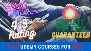 Paid Udemy Courses For Free !! Enroll Now !! Free Udemy Course with Certificate .
