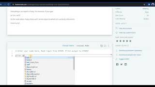 HackerRank Ruby Tutorial - Everything is an Object | Uqba's solutions