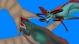 Moeder VS Sandworm VS Reaper Leviathan