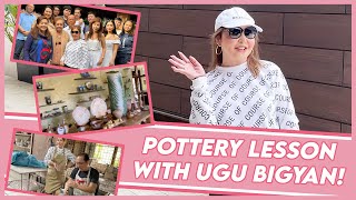 LEARNING POTTERY WITH UGU BIGYAN WITH DADDEH! | Small Laude