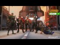 『pd익곰』한조 지브롤터 공격 overwatch 오버워치