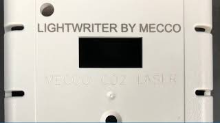 LightWriter™ by MECCO and MECCOmark CO2 Laser Marking Plastic