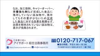 食品輸入における添加物について｜輸入届出・輸入承認・輸入許可申請代行センター