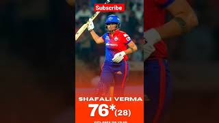 | Shafali Verma fifty | DC vs GG WPL | #shorts #viral #cricket #viratkohli