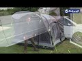 how to pitch an outwell drive away awning with rigid air system innovative family camping