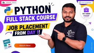 Python Full Stack Course: Job Placement from Day 1!