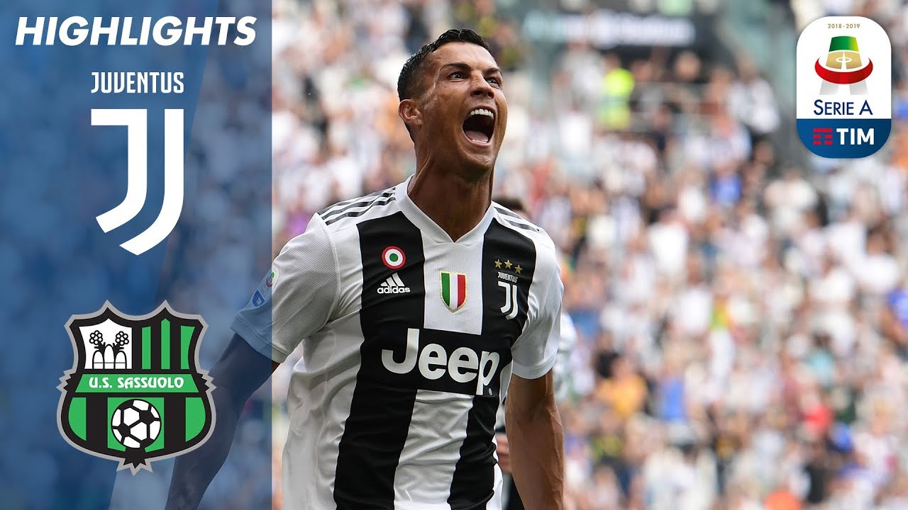 Juventus 2-1 Sassuolo | Ronaldo Scores First Juventus Goals | Serie A ...