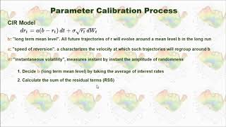 Parameter Calibration for Cox Ingersoll Ross Model