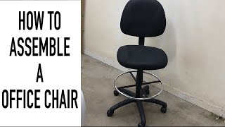 How to assemble an office chair (EP 129c)