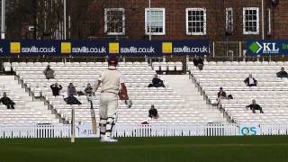 Jade Dernbach On A Hat-Trick v Somerset - April 2013