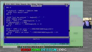 QBasic IO and Graphics, Knox Game Design, December 2022
