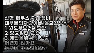 김대표 신형에쿠스  차알못 도 자가교환 이영상보면 할수있다!![유일모터스]