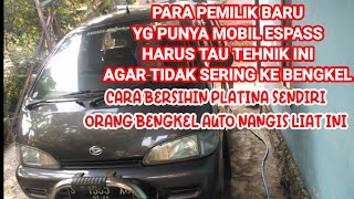 Belum tau cara bersihkan platina ngupil ? inilah langkah mudah stel platina zebra Espass