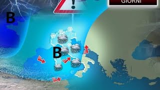 METEO - Pioggia, Temporali e Nevicate nelle Prossime ore, le zone colpite entro sera