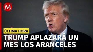 Donald Trump aplaza un mes los aranceles a México