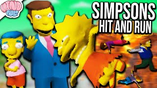 Simpsons Hit and Run for PS2 but we broke the game
