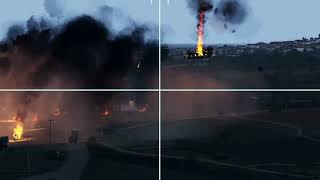 Today! 65 BRITISH NATO tanks in Ukraine destroyed by Russian long-range rocket - ARMA 3