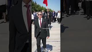 6 Eylül 2024 saat 11.00 Anıtkabir Aslanlı yolda Ulu Başbuğ Atatürk'ün Huzuruna çıkmak için yürümeye