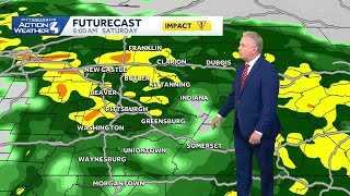 Flood watch in Western Pennsylvania: Widespread rain into Saturday morning