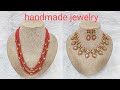 ruby sets||coral sets||handmade jewelry||sreeparinaya #7842720560