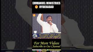 ఎడారిలో నదులు పారజేయు దేవుడు|#ToadyMotivation|Pastor B.Jeremiah|#emmanuelministrieshyderabad