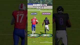 Josh Allen vs. Lamar Jackson  - Madden 24 Race