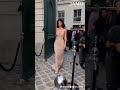 Kylie Jenner in paris arriving at the #schiaparelli show ✨🤍