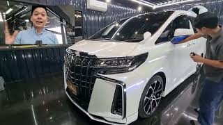 เคลือบแก้วบนฟิล์มเปลี่ยนสีรถ เคลือบทำไม ดียังไง I Toyota Alphard I wrap car coating