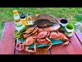 Catching a Florida Coast FEAST! Blue Crab n' Snapper Cookup!