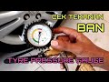 Cara mengukur tekanan ban menggunakan tyre pressure gauge | ban kempes | ban mobil | ban motor