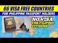 VISA FREE COUNTRIES FOR FILIPINOS ( 66 COUNTRIES NO VISA )