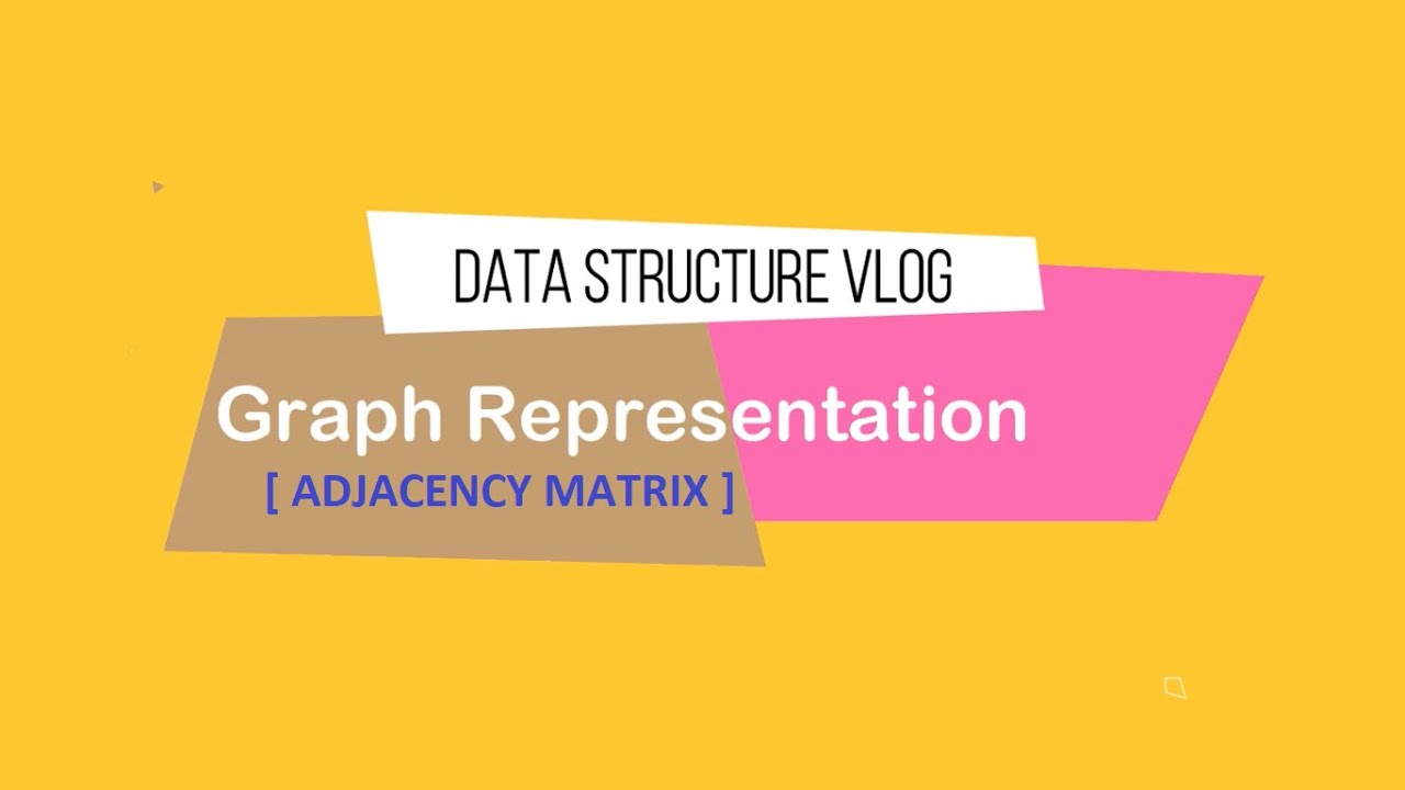 Adjacency Matrix Representation Of GRAPH - YouTube