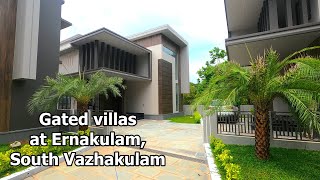 സൗത്ത് വാഴക്കുളത്ത് Gated Villa Community | MARBLE HOMES