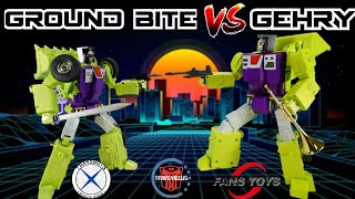 Comparison: X-Transbots MX-41 Ground Bite VS FansToys FT-32A Gehry (AKA Scrapper)