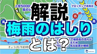 解説「梅雨のはしり」とは？