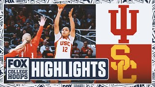 Indiana Hoosiers vs. USC Trojans Big Ten Tournament Highlights | FOX College Hoops