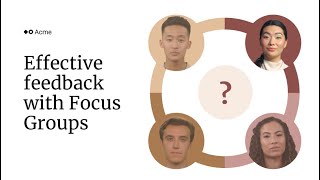 Customer Feedback Tools: Focus Groups (AI Video Template)