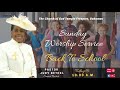 Sunday Morning Worship l Pastor Judy Bethel l Back To School Sunday