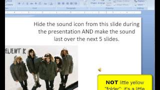 PowerPoint 2007 Lesson 13 Add music and play for many slides