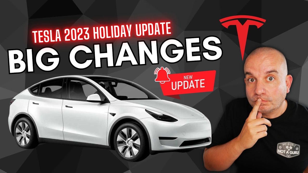 Huge TESLA Software Update | December '23 Holiday Update - YouTube