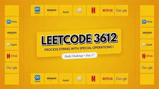 Leetcode 3612. Process String with Special Operations I #day17 #dailychallenge #coding #python