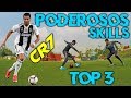 TOP 3 MEJORES JUGADAS de CRISTIANO RONALDO 🔥 REGATES EFECTIVOS para BURLAR A TU RIVAL como CR7 ⚽️