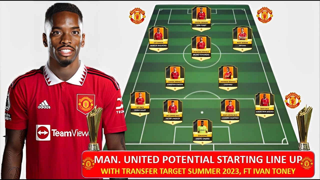 NEW Man United, How Will Best Predicted Line Up With IVAN TONEY, UNITED ...