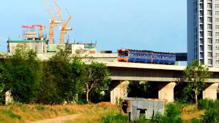 รถดีเซลรางวิ่งทดสอบบนเส้นทางรถไฟฟ้าสายสีแดง