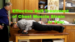 Effective Self-Treatment of Chest Muscle Strain or Tear.