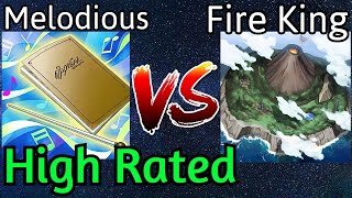 Melodious Vs Snake-Eye Fire King High Rated DB Yu-Gi-Oh!