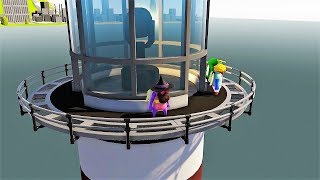 NUEVOS TRAJES Y MAPA - GANG BEASTS - WILLY VS FARGAN VS VEGETTA